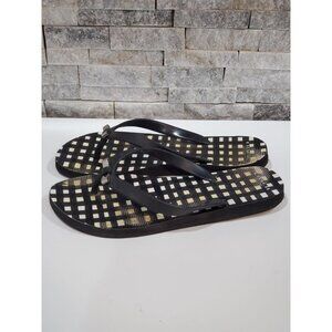 COACH ZIGZAG CASUAL STYLE PARTY STYLE FLIP FLOPS PVC SIZE 9/10
